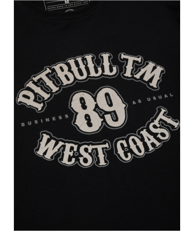 PitBull West Coast Triko Garment Washed Business As Usual - černé