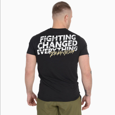 Pánské Tričko PHANTOM Fighting Changed Everything - černé