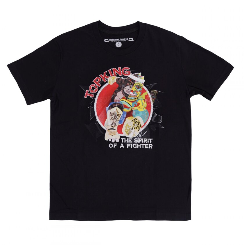 Pánské Muay Thai triko TOP KING TKTSH-030 - černé