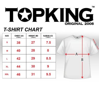Pánské Muay Thai triko TOP KING TKTSH-030 - černé