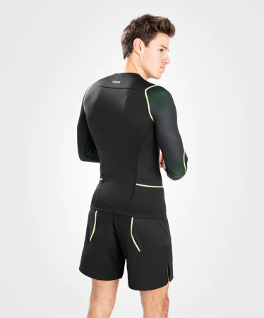 Rashguard VENUM Fusion 2.0 Dl. rukáv - černo/žlutý
