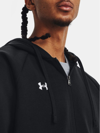 Pánská mikina UNDER ARMOUR UA Rival Fleece FZ - černá