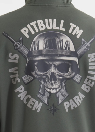 PitBull West Coast Pánska mikina PARA BELLUM  - zelená