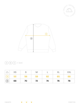 MANTO Pánska mikina crewneck SOCIETY - šedá