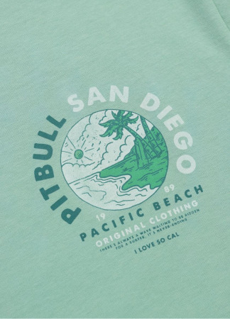 PitBull West Coast Triko PLANET SURF - mintové