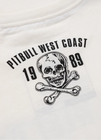 PitBull West Coast Triko OLDSCHOOL RAZOR - bílé