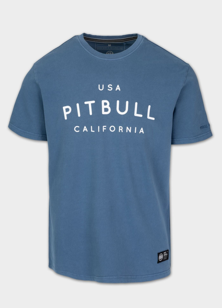 PitBull West Coast Triko Brushed USA CAL - modré