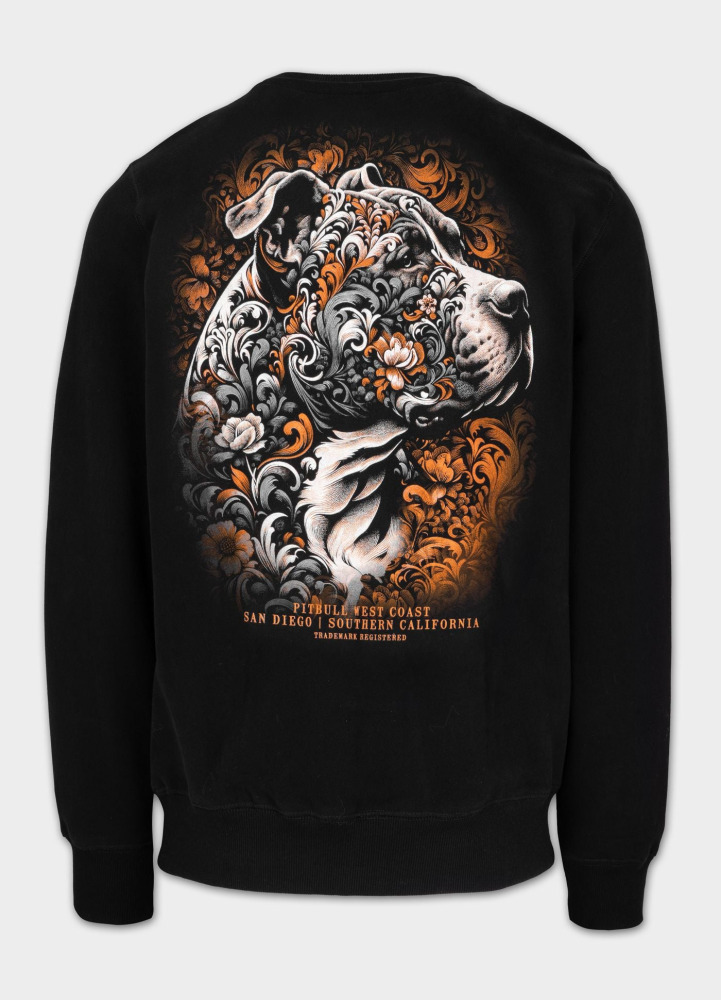 PitBull West Coast Pánská mikina TATTOO crewneck - černá