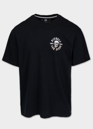 PitBull West Coast Triko SKULL LOGO - černé