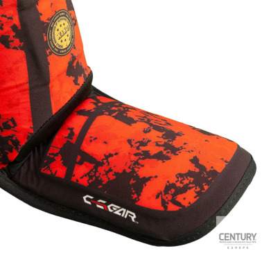 Chránič nártů a holení Century C-GEAR Sport Respect schváleno pro WAKO - červené