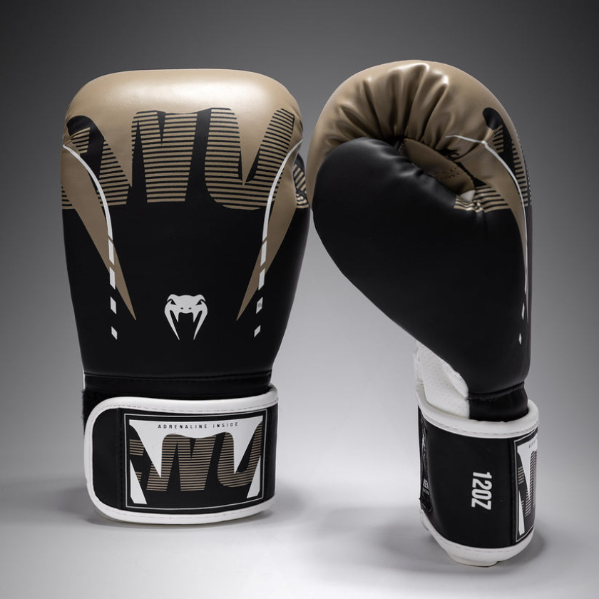 Boxerské rukavice VENUM Adrenaline - černo/sand