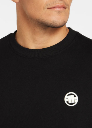 PitBull West Coast Pánská mikina Small Logo -  černá