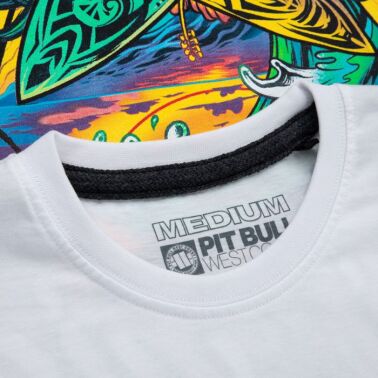 PitBull West Coast Triko SURFDOG - bílé