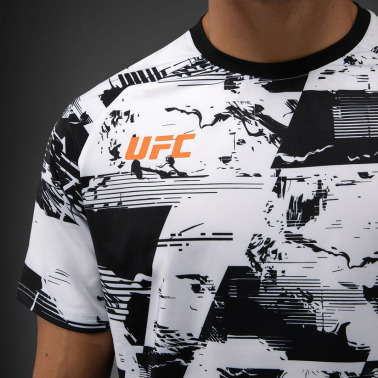 Funkční triko VENUM UFC Zenith by Venum Authentic Fight Week Performance - bílo/černé