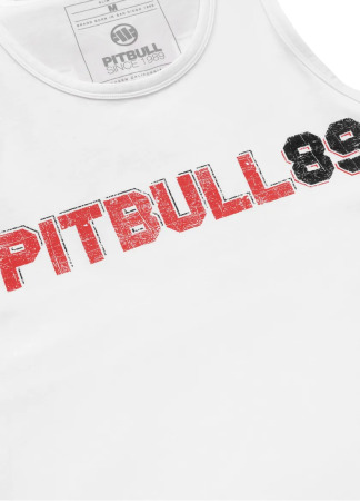 Pitbull West coast Pánské tílko Dog 89 - bílé