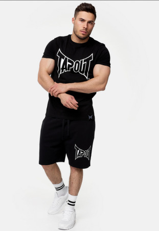 Pánské triko TAPOUT LIFESTYLE BASIC- černé