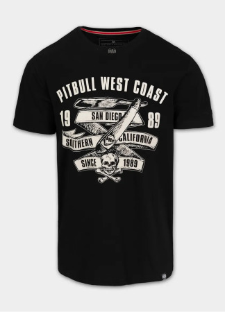 PitBull West Coast Triko OLDSCHOOL RAZOR - černé