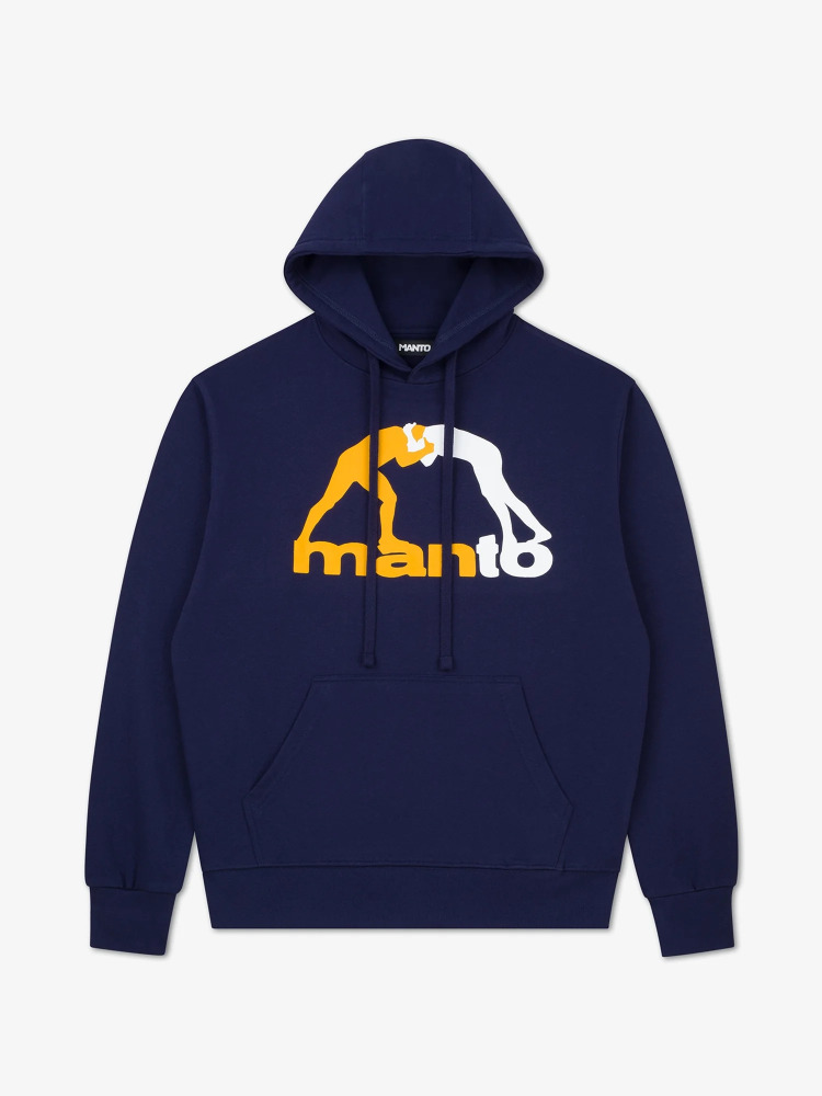 MANTO Pánska mikina LOGO 25 - tmavě modrá