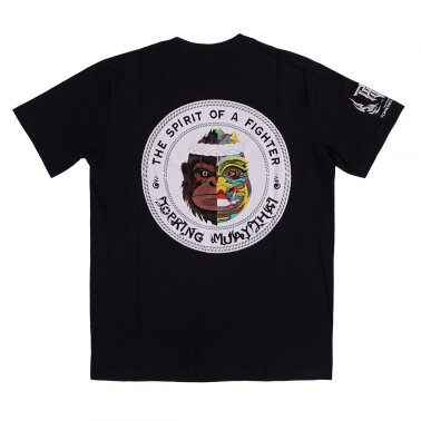 Pánské Muay Thai triko TOP KING TKTSH-029 - černé