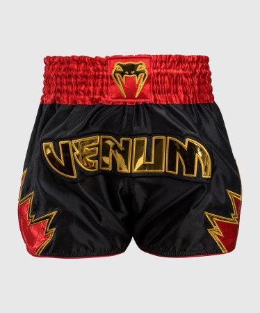 Thai trenýrky Venum Inferno - černo/zlato/červené