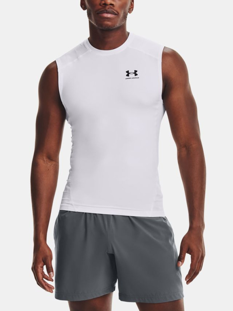 Under Armour Pánské Kompresní tílko HG Armour Comp - bílé