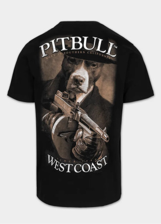 PitBull West Coast Triko TOMMY GUN - černé