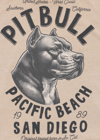 PitBull West Coast Triko PACIFIC - sand