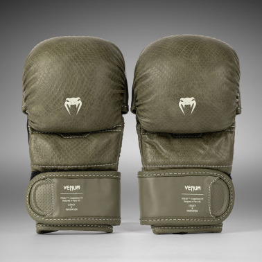 MMA Sparring rukavice VENUM Impact Evo Scales - zelené