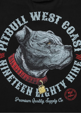 PitBull West Coast Triko STRENGTH & RESPECT - černé