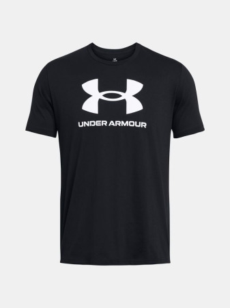 Pánské triko Under Armour SPORTSTYLE LOGO UPDATE SS - černé