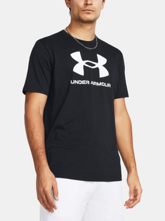 Pánské triko Under Armour SPORTSTYLE LOGO UPDATE SS - černé