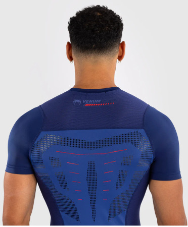 Rashguard VENUM Technical 3.0 Kr. rukáv - modrá