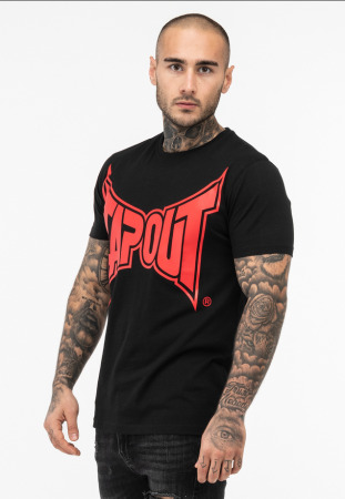 Pánské triko TAPOUT LOGO - černé