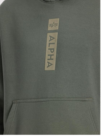 Alpha Industries Pánská mikina Alpha Puff Print - zelená