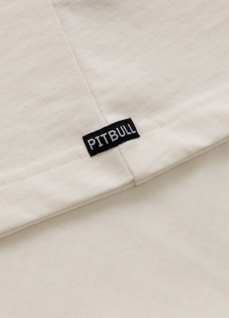 PitBull West Coast Triko SKULL LOGO - smetanové