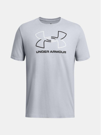 Pánské triko Under Armour FOUNDATION UPDATE SS - šedé