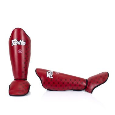 Chrániče holení a nártů Fairtex  SP5 - červené