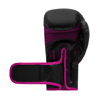 Boxerské rukavice Adidas Hybrid 80 - černo/růžové