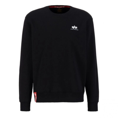 Alpha Industries Pánská mikina Basic Small Logo - černá