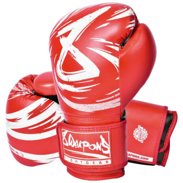 8 WEAPONS Boxerské rukavice Strike - červené