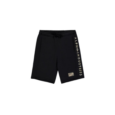 Alpha Industries Teplákové Šortky CAMO JOGGER - černé