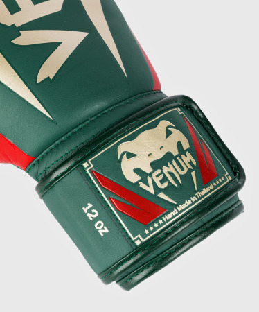 Boxerské rukavice VENUM ELITE - zelené Special Edition