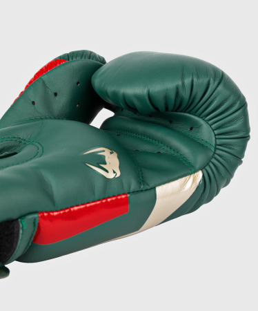 Boxerské rukavice VENUM ELITE - zelené Special Edition
