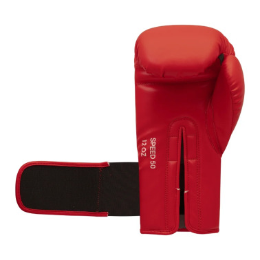 Boxerské rukavice Adidas Speed 50 - červeno/stříbrné