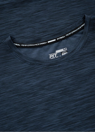PitBull West Coast Funkční Triko Casual Sport Small Logo  - modré