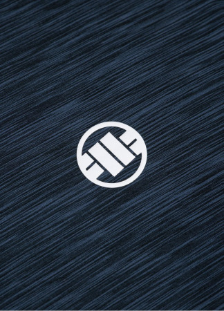 PitBull West Coast Funkční Triko Casual Sport Small Logo  - modré