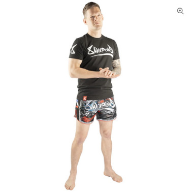 Pánské Muay Thai tričko 8 weapons Unlimited - černé