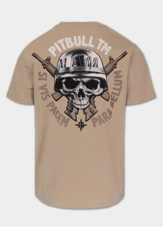 PitBull West Coast Triko PARA BELLUM - béžové