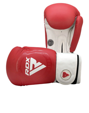 Kožené RDX Boxerské rukavice T1 WAKO - červeno bílé