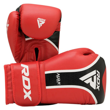 RDX Boxerské rukavice AURA PLUS T-17 - červené